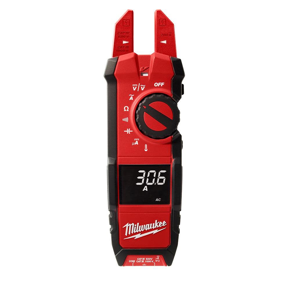 Milwaukee 2206-20 Fork Meter for HVAC/R
