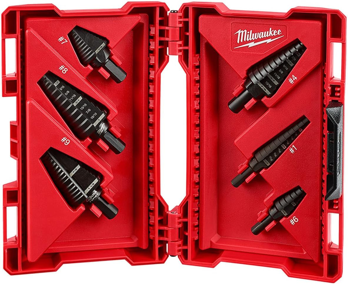Milwaukee 48-89-9224 Step Drill Bit Set - 6PC