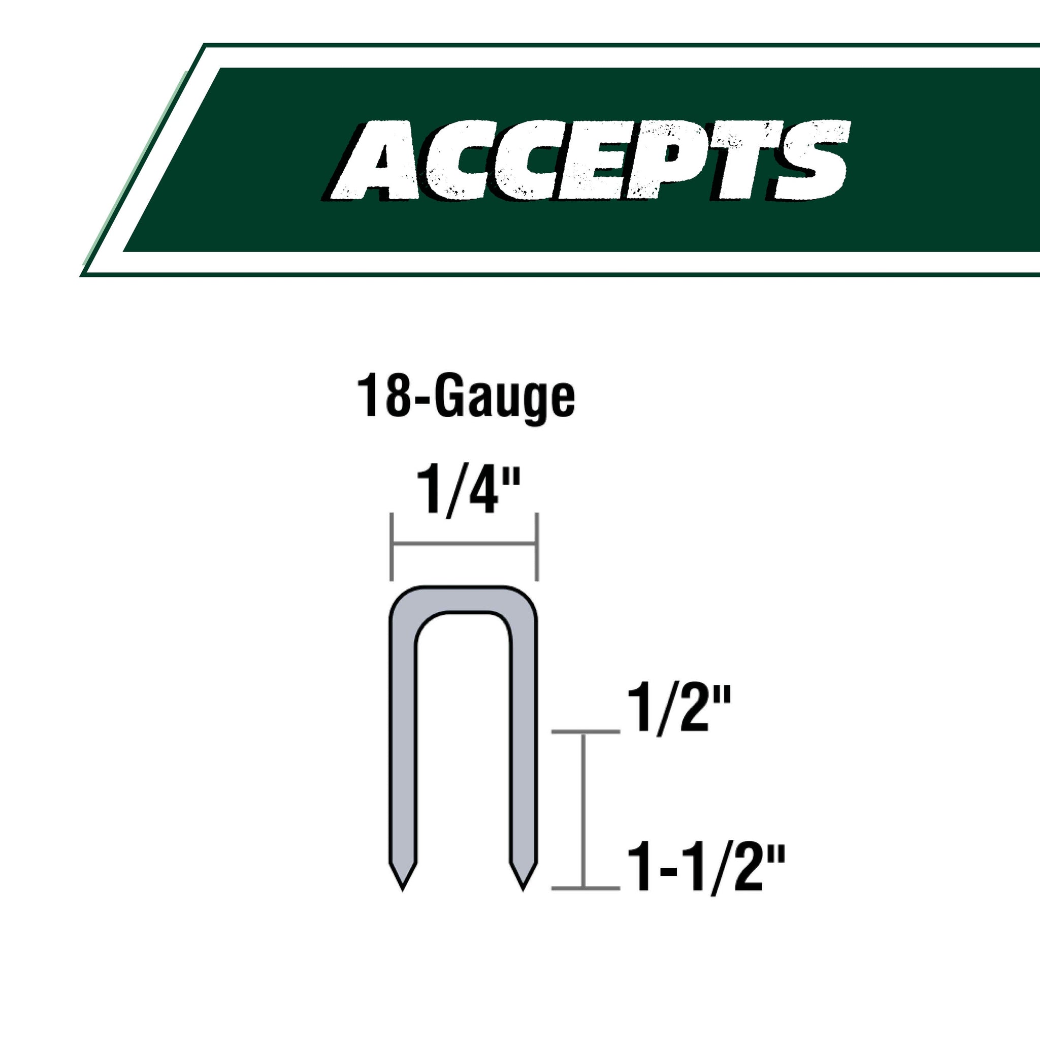 Metabo N3804A5M HPT 18-Gauge 1/4-in Narrow Crown Finish Pneumatic Stapler
