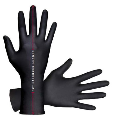 SAS Safety 66580 Raven Extended Length Cuff Disposable Glove - XX-LargeGlove - XX-Large