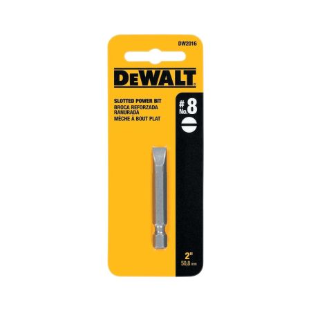 DeWalt DW2016 NO8 SLOTTED 2IN POWER BIT