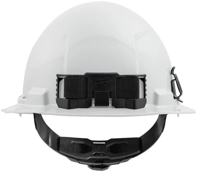 Milwaukee The ® White Full Brim Hard Hat with 4-Point 11848