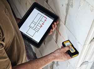 STABILA 06250 LD250 LASER DISTANCE MEASURER W/BLUETOOTH (165FT)