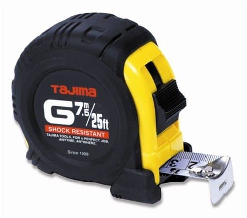 Tajima 16'/5M GS-LOCK 1" TAPE MEASURE G-25/7.5MBW