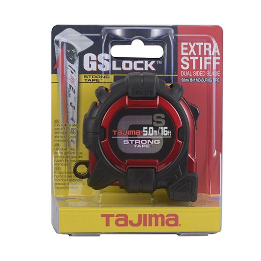 TAJIMA GS-16/5MBW GS Lock Tape Measure 16' / 5m x 1