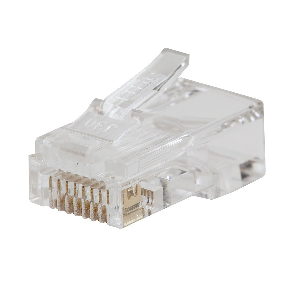 KLEIN VDV826-763 Pass-Thru™ Modular Data Plugs, RJ45-CAT6, 200-Pack
