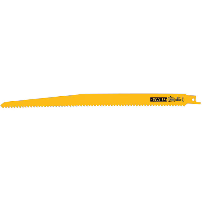 DeWalt DW4804N25 12IN 6TPI TAPER BK BLADE-25N