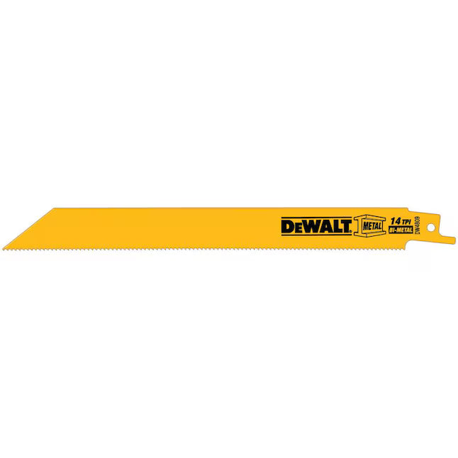 DeWalt DW4809N25 8IN 14TPI STGT BK BLD-25N