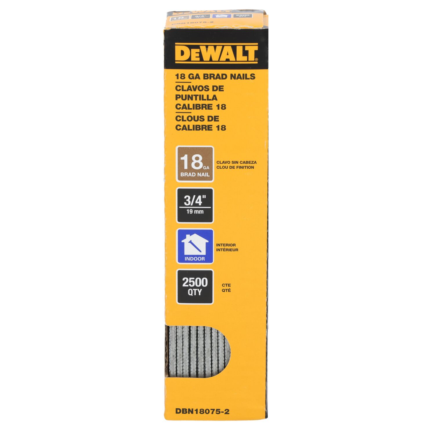 DeWalt DBN18075-2 SHELL 18GA 3/4IN BRAD 2.5K