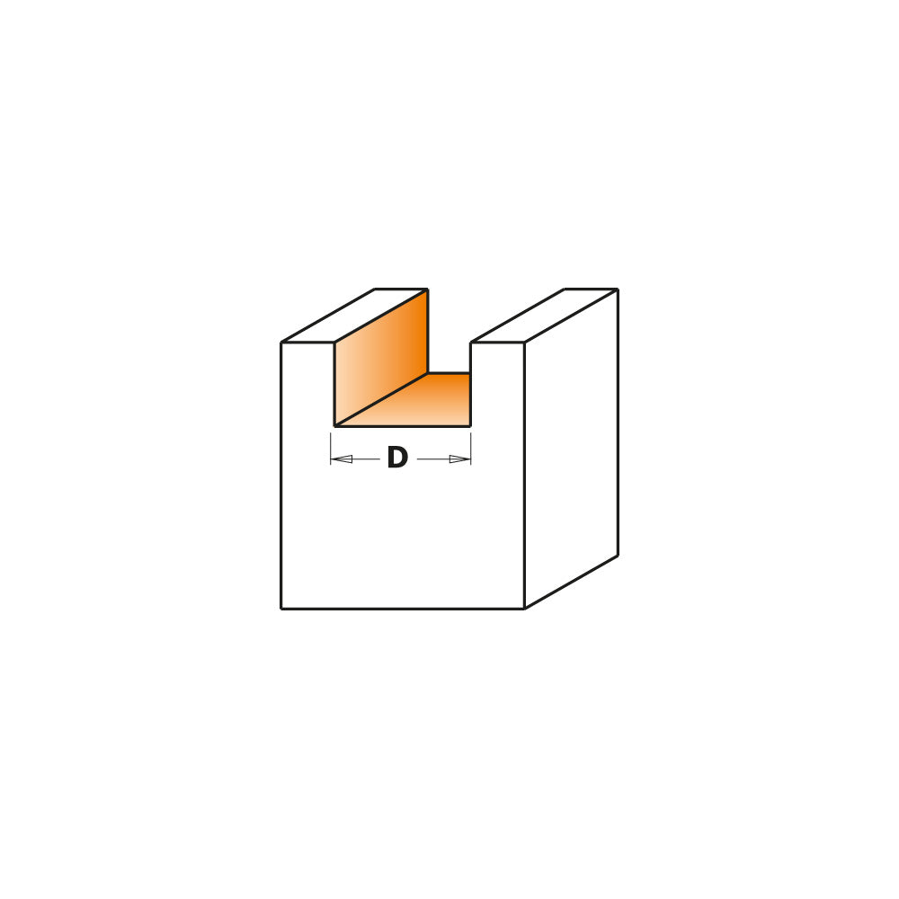 CMT 801.127.11 MORTISING BIT  D=1/2 x3/4  S=1/4