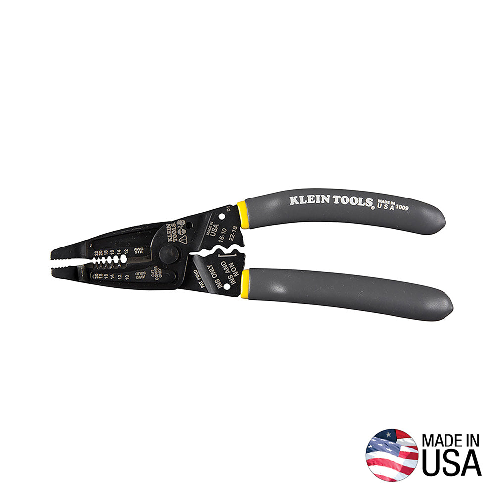KLEIN 1009 Klein-Kurve Long-Nose Wire Stripper, Wire Cutter, Crimping Tool