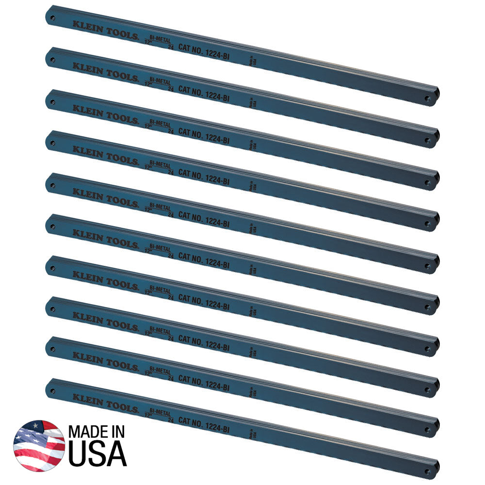 KLEIN 1224BIBi Metal Blades, 24 TPI, 12-Inch, 100-Pack