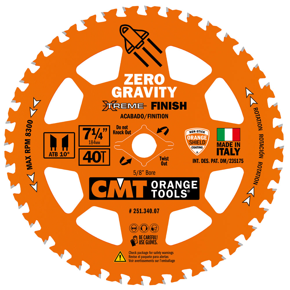 CMT 251.340.07 FINISH ZERO GRAVITY 7-1/4
