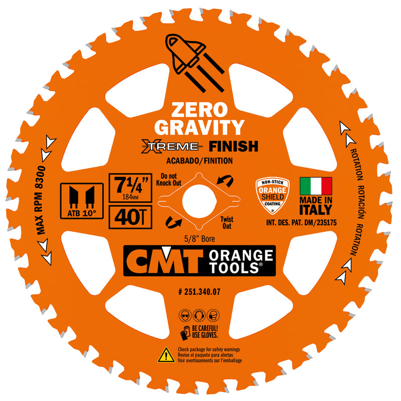 CMT 251.340.07 FINISH ZERO GRAVITY 7-1/4