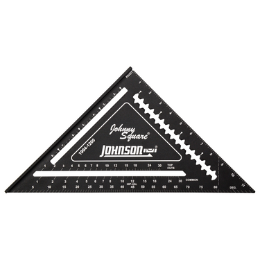 Johnson Level 1904-1200 12" Johnny Easy-Read Aluminum Rafter Square