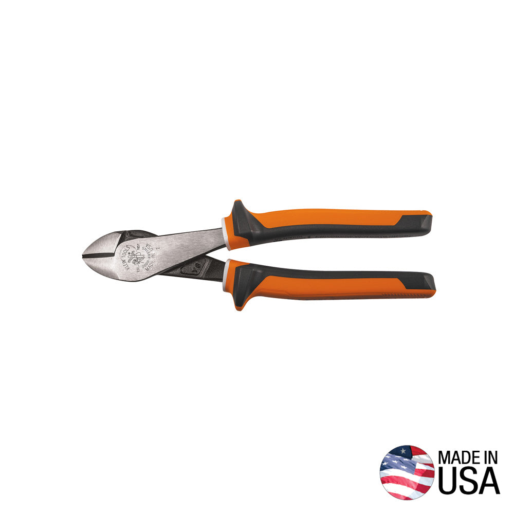 KLEIN200048EINSDiagonal Cutting Pliers, Insulated, Angled Head, 8-Inch