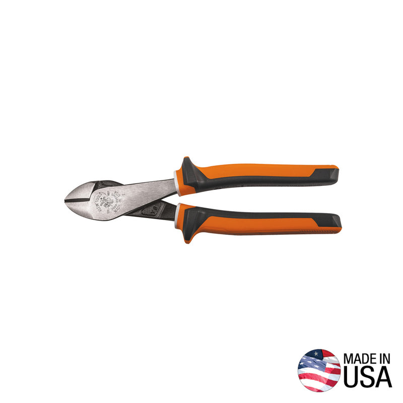 KLEIN200048EINSDiagonal Cutting Pliers, Insulated, Angled Head, 8-Inch