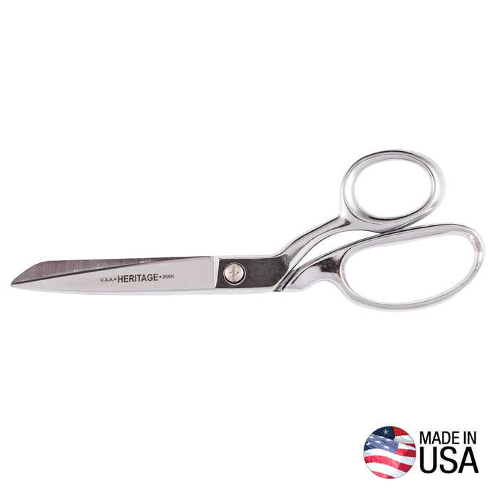 KLEIN 208K Bent Trimmer, Knife Edge, 8-Inch