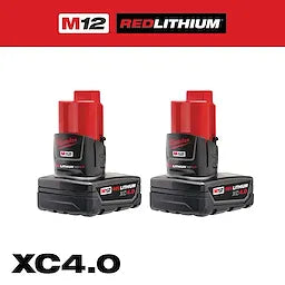 MILWAUKEE M12 CP2.0 BATTERY 2-PACK 48-11-2422
