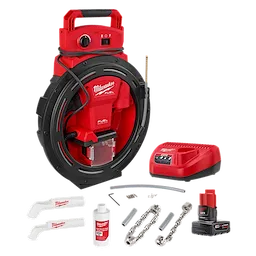 Milwaukee 2519-21 M12 FUEL™ High Speed Chain Snake for 1-1/4”-2” Pipes