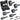 KLEIN 31873 Hole Cutter Kit, Master Electrician Hole Cutter, 8-Piece