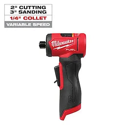 Milwaukee M12 FUEL™ 1/4" Right Angle Die Grinder 3485-20