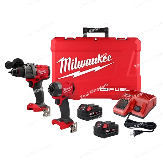 MILWAUKEE M18 FUEL 18V Li-ion Hammer Drill and Impact Driver Combo Kit 3697-22