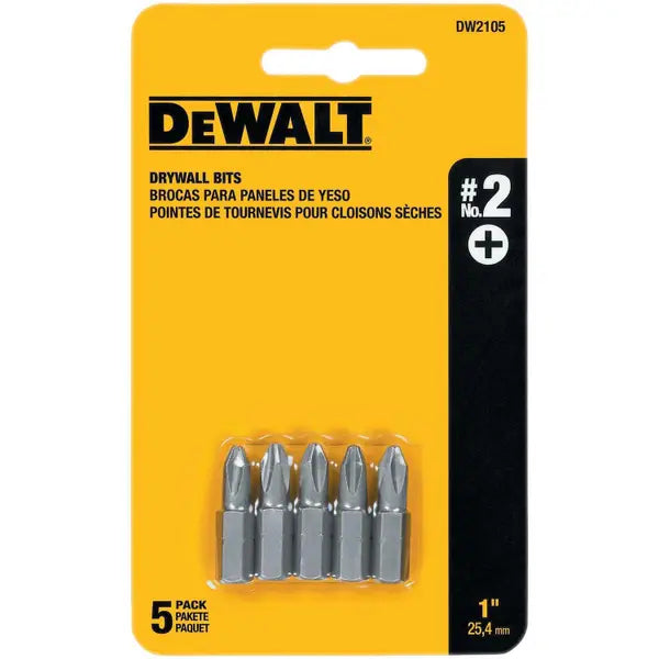 DeWalt DW2105 5PC #2 PHIL BIT TIPS