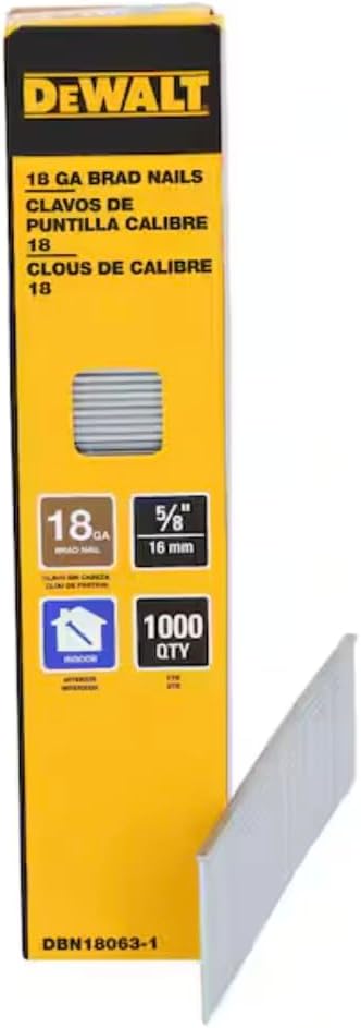 DeWalt DBN18063-1 18GA BRAD 5/8IN 1K