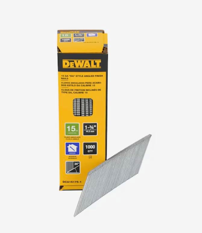 DeWalt DCA15175-1 15GA DA FINISH 1-3/4IN LONG, 1K PK