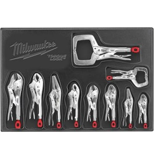 Milwaukee 48-22-3690 10 Pc. TORQUE LOCK™ LOCKING PLIERS KIT