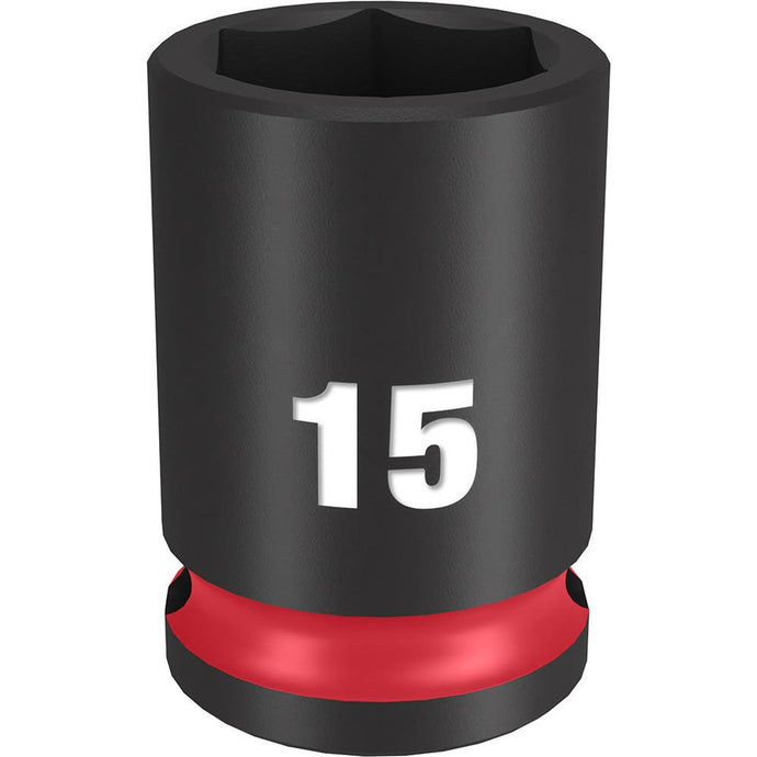 MILWAUKEE 49-66-6139 3/8 DR 15MM STD IMPACT SOCKET