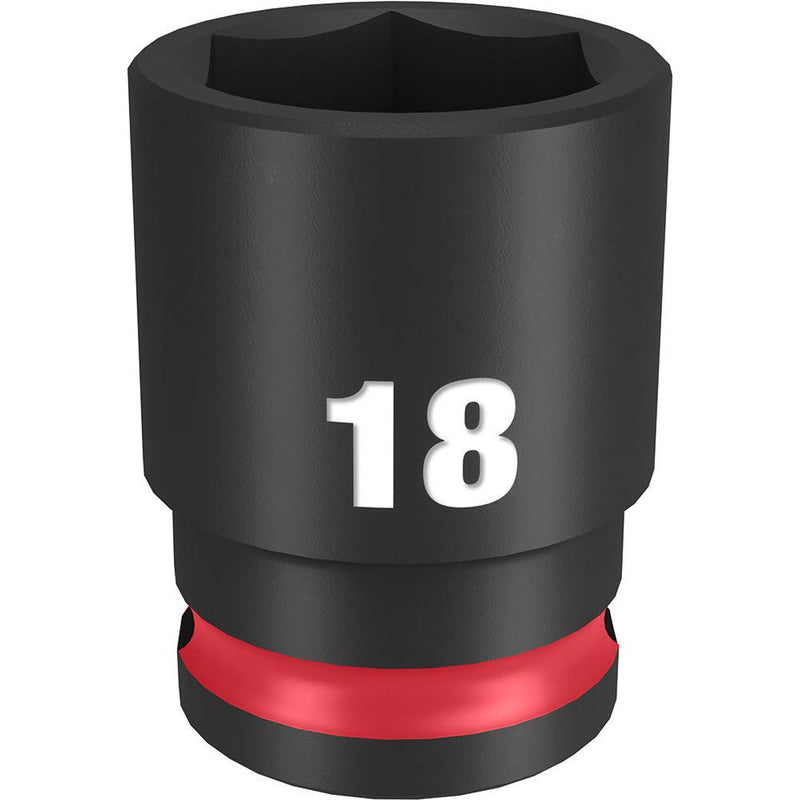 MILWAUKEE 49-66-6142 3/8 DR 18MM STD IMPACT SOCKET