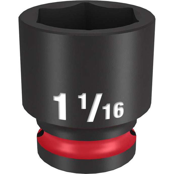 MILWAUKEE 49-66-6211 1/2 DR 1-1/16 STD IMPACT SOCKET