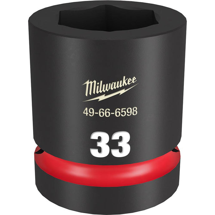 MILWAUKEE 49-66-6598 1" DR 33MM STD IMPACT SOCKET