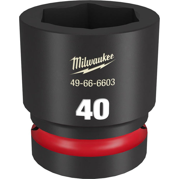 MILWAUKEE 49-66-6603 1" DR 40MM STD IMPACT SOCKET