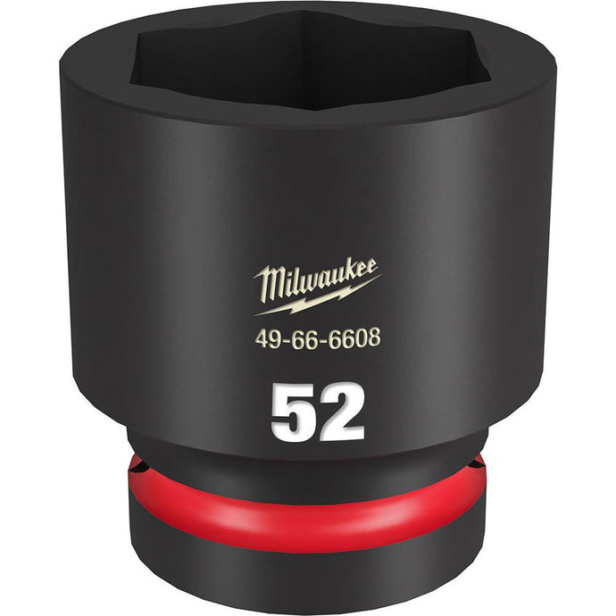 MILWAUKEE 49-66-6608 1" DR 52MM STD IMPACT SOCKET