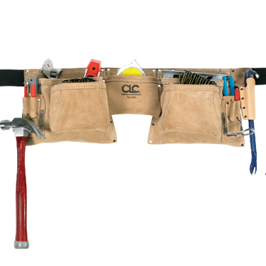CLC 527X 12 Pocket Heavy-Duty Suede Construction Work Apron