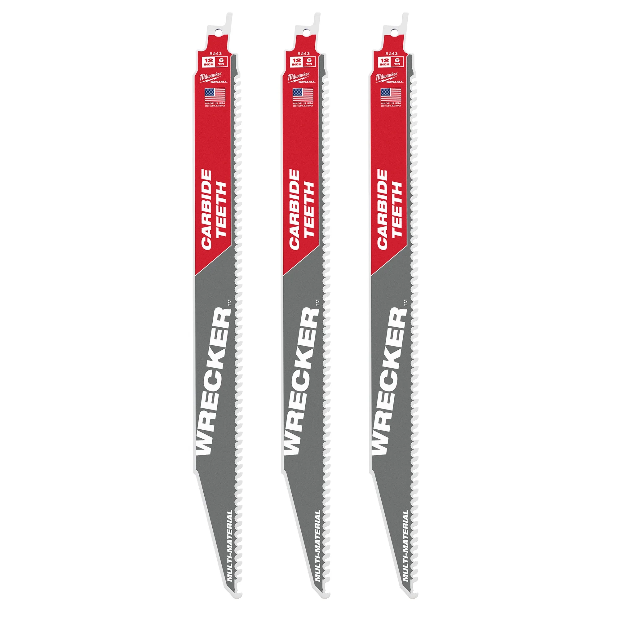 MILWAUKEE 48-00-5343  SUPER SAWZALL BL 8T 12LG WRECKER