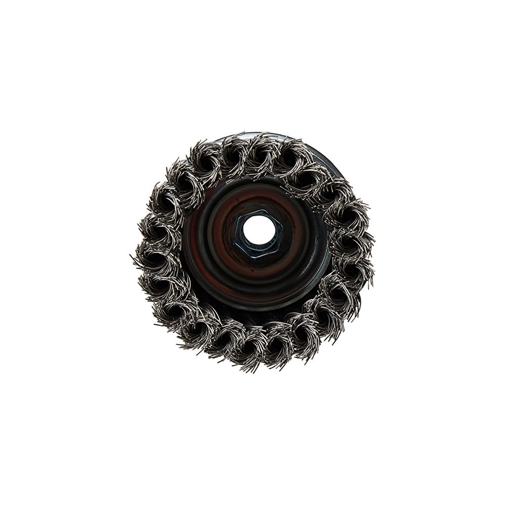 DeWalt DW4916 KNOTTED CUP BRUSH/CARBON STEEL 5/8-11