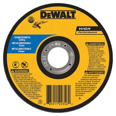 DeWalt DW8065S 7 x .045 x 7/8 HP T1 SS Cutting