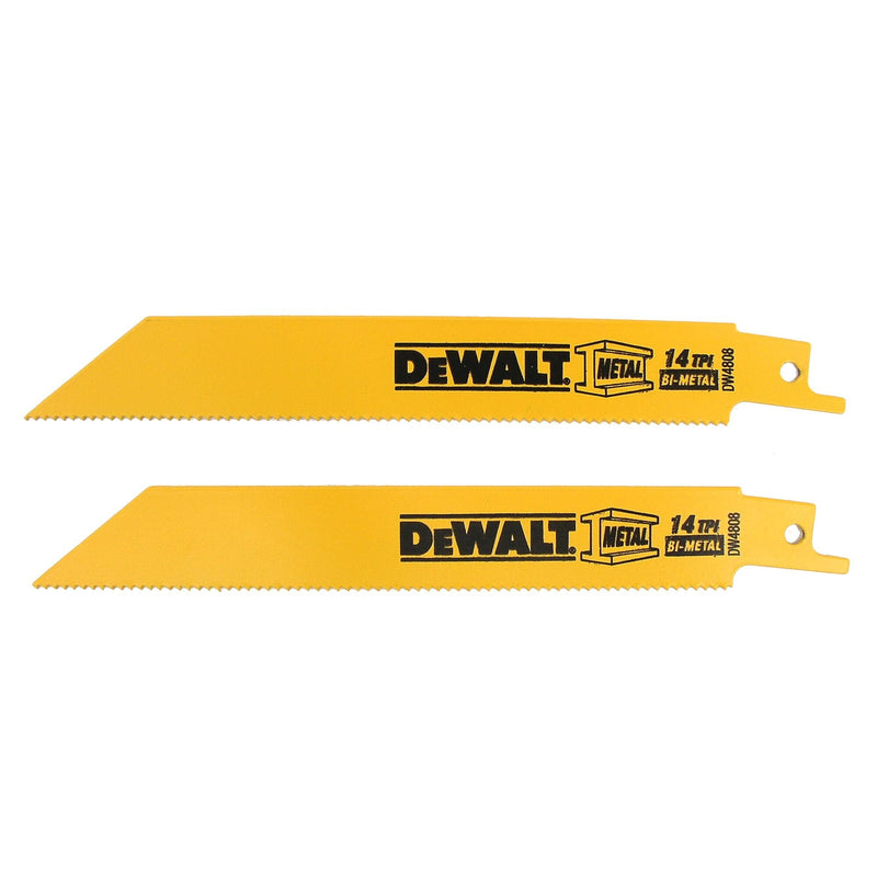 DeWalt DW4808-2 6IN 14TPI STGT BK BLD-2PK