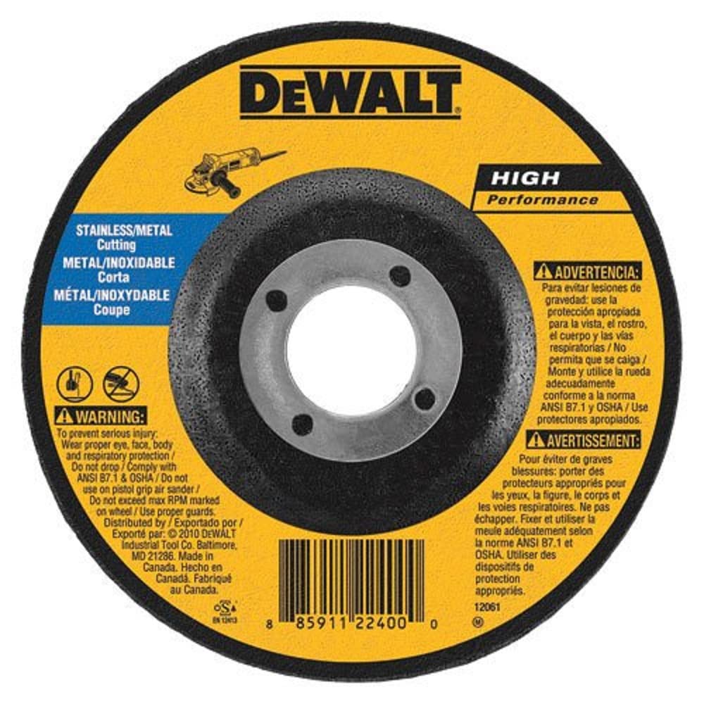 DeWalt DW8426S 6 x .045 x 7/8 HP T27 SS Cutting