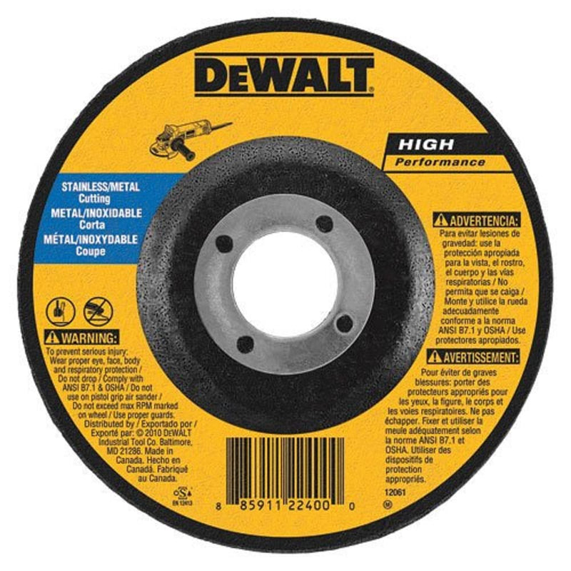 DeWalt DW8426S 6 x .045 x 7/8 HP T27 SS Cutting