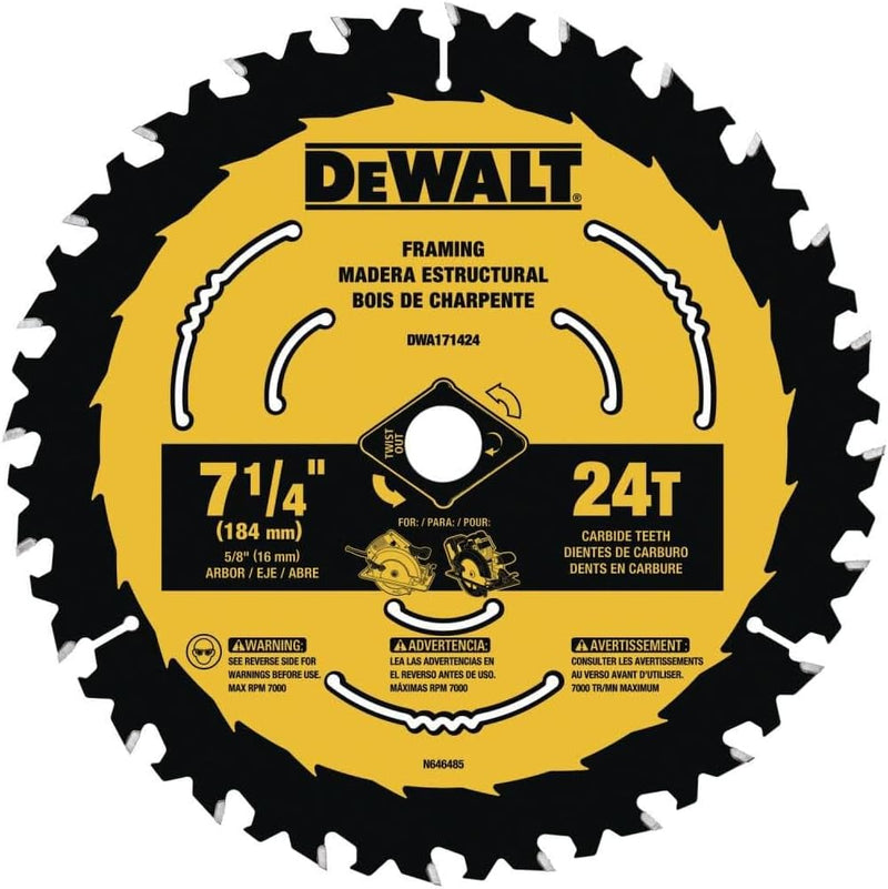 DeWalt DWA1714243 7 1/4IN 24T 3PK