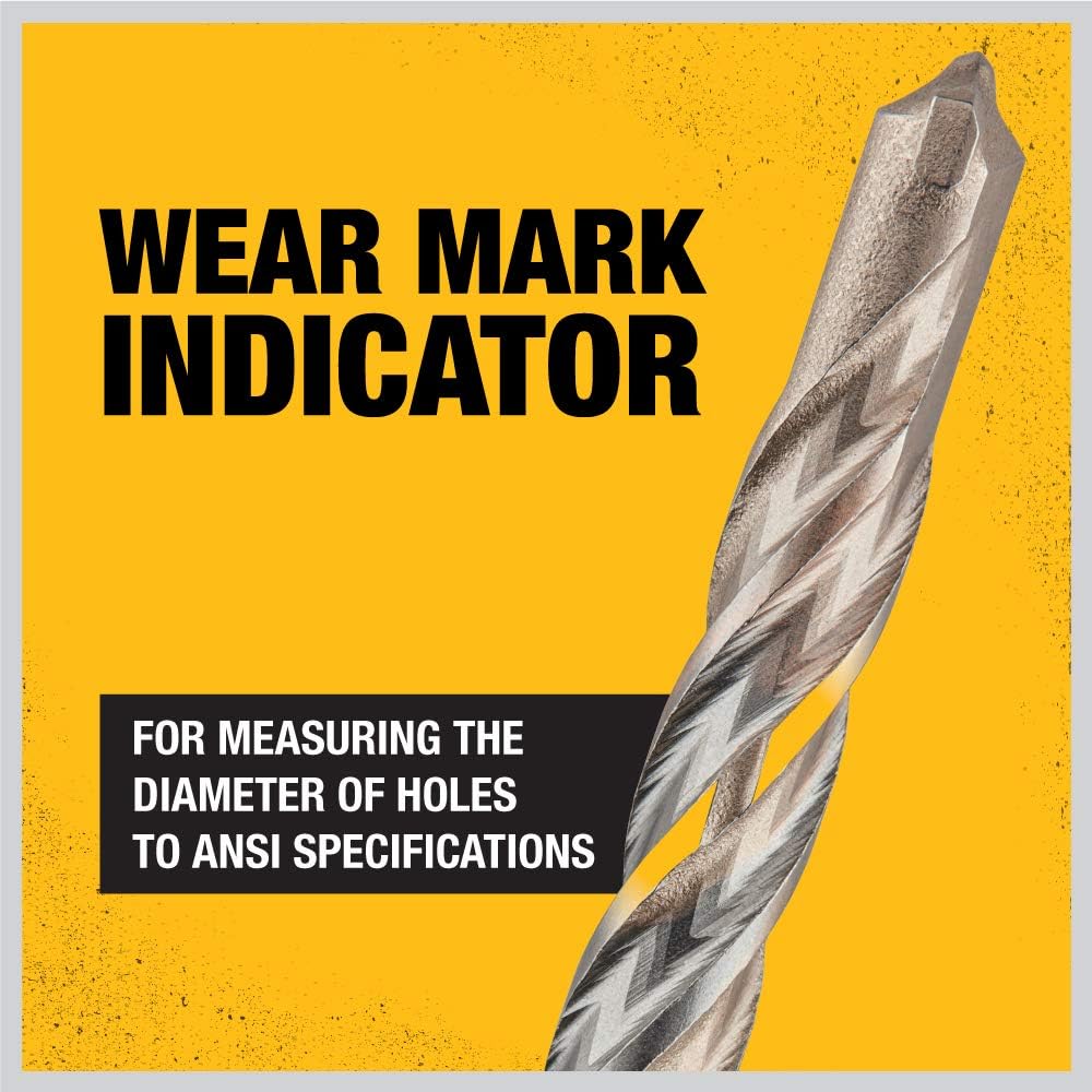 DeWalt DW5437B25 1/2 x 4 x 6 SDS+ 2C (25pk)