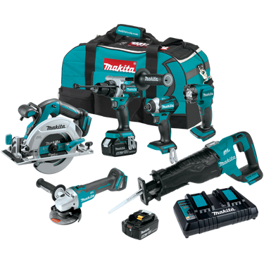 MAKITA XT616PT 18V LXT BRUSHLESS 6-PIECE COMBO KIT