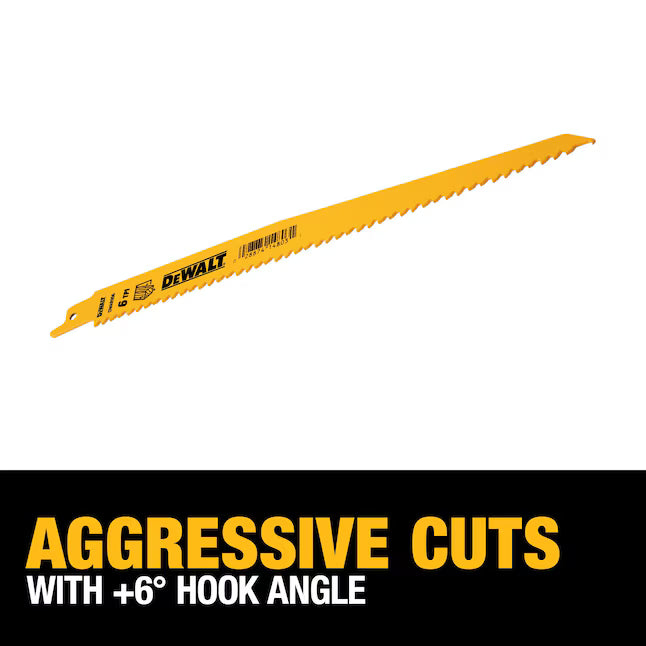 DeWalt DW4803N25 9IN 6TPI TAPER BK BLADE-25