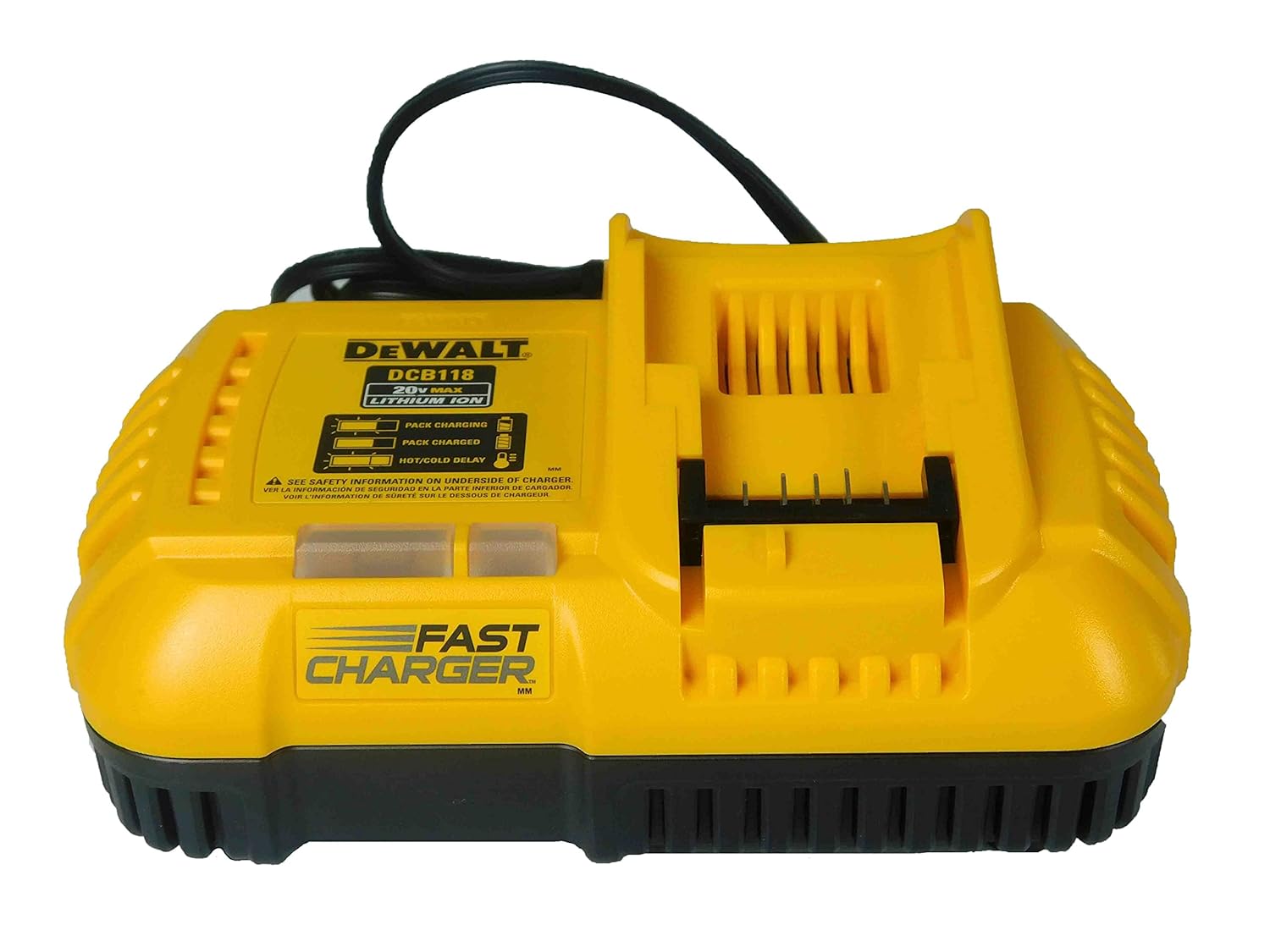 DeWalt DCB118 20V / 60V MAX FAN-COOLED RAPID CHARGER