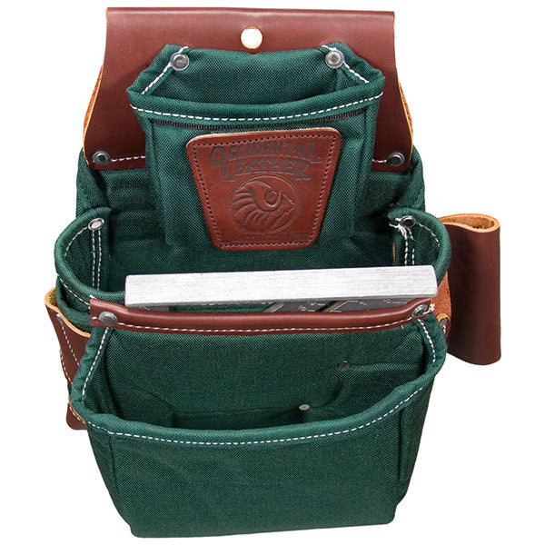 OCCIDENTAL LEATHER 8060 OXYLIGHTS 3 POUCH FASTENER BAG
